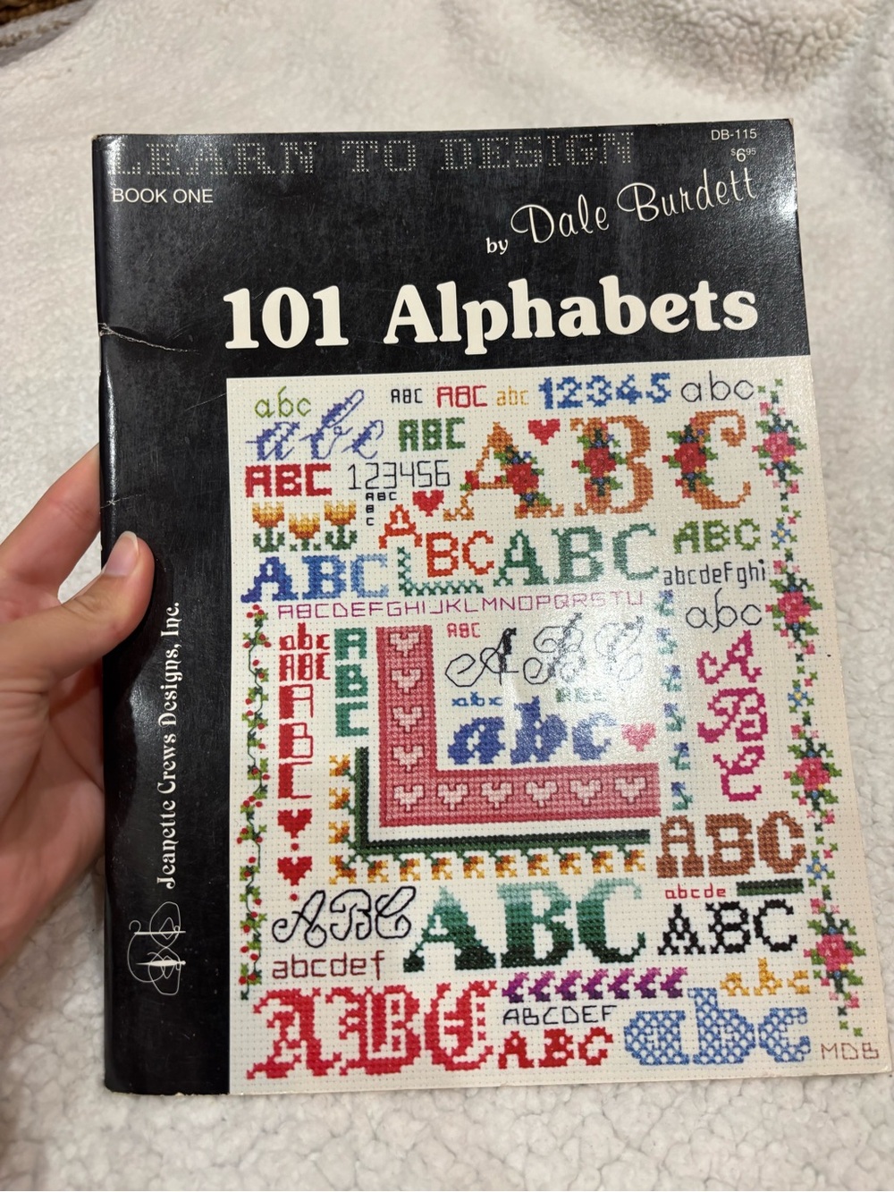101 Alphabets Cross-Stitch Pattern Book - Dale Burnett